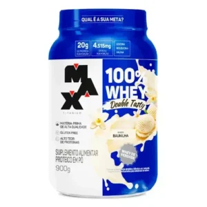 100% Whey Double Tasty - 900gr - Max Titanium